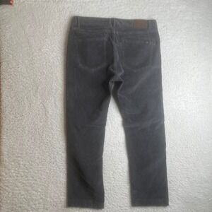 Faherty Brand Mens Corduroy Pants Grey 5-Pocket Straight Leg MBH2206-FDN Size 32